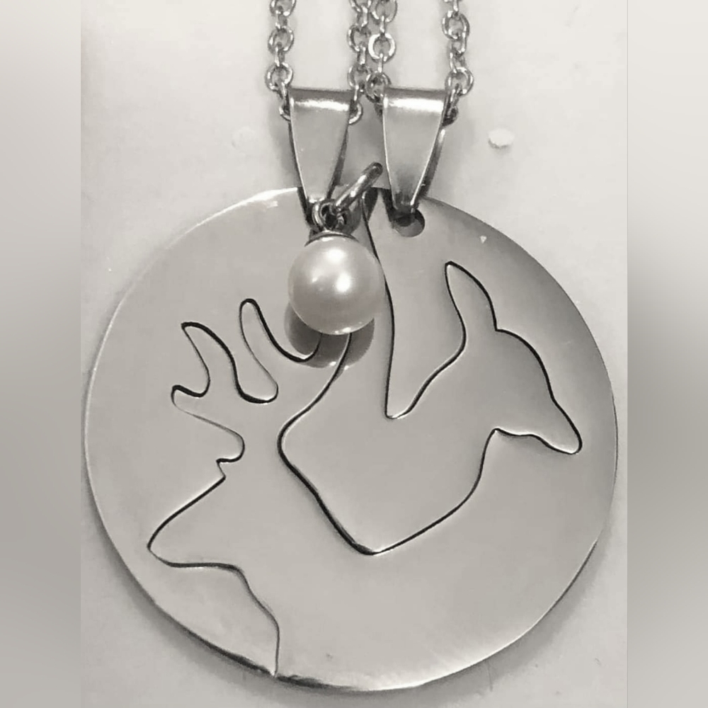 Bucking Love You Necklaces with Real Pearl